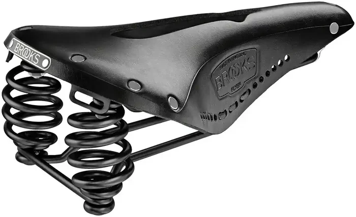 Brooks Flyer Saddle – Steel Carved Black