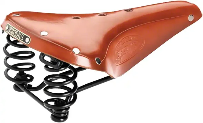 Brooks Flyer Saddle – Steel Honey Mens