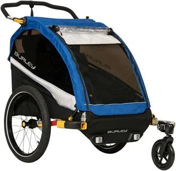 Burley D’Lite Child Trailer: Old School Blue