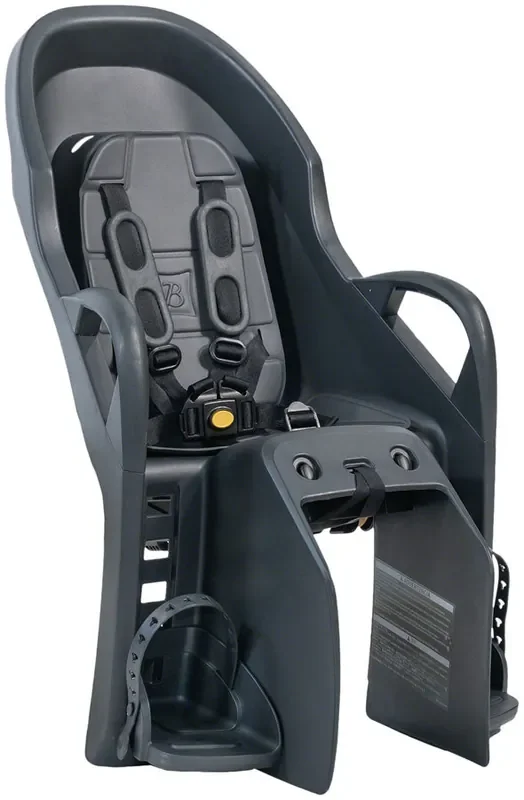 Burley Dash Rack Mount Child Seat – Black/Grey