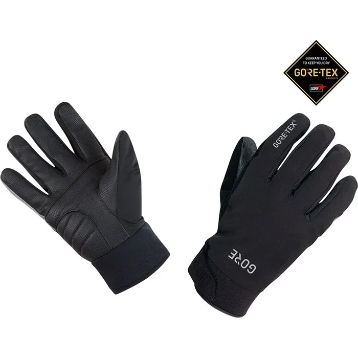 C5 Gore Tex Gloves – Black, Full Finger, X-Small