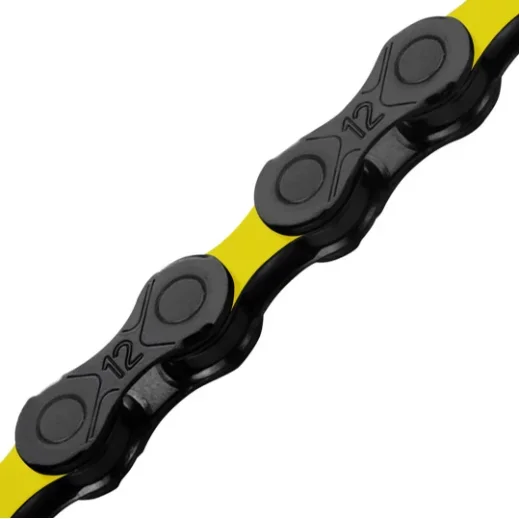 Cadena Kmc Dlc 12v 126L Negro / Amarillo