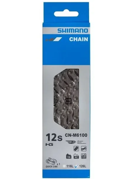 Cadena Shimano Cn-M6100 126L 12V C/ Quick Link