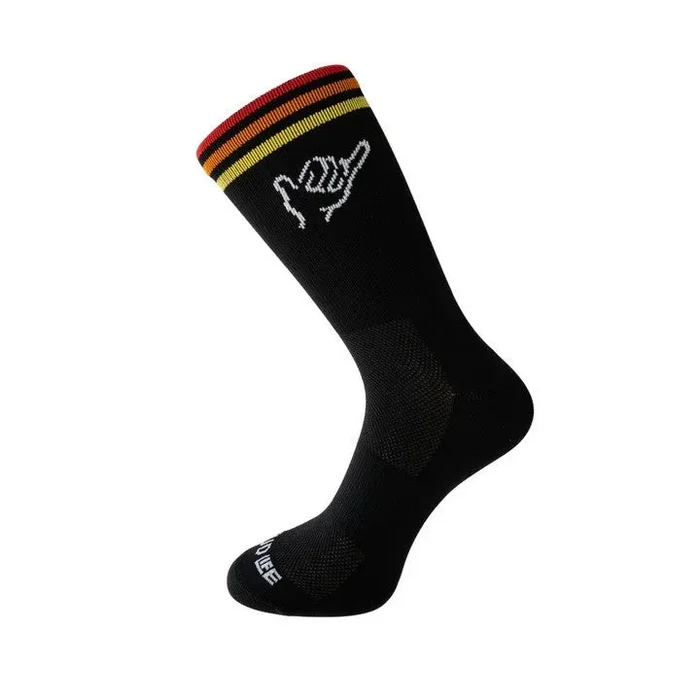Calcetas de compresion Gud Life Black Stripes