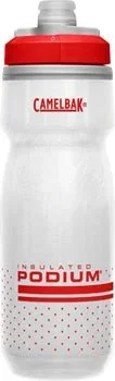 Camelbak Podium Chill Water Bottle – 21oz, Fiery Red/White