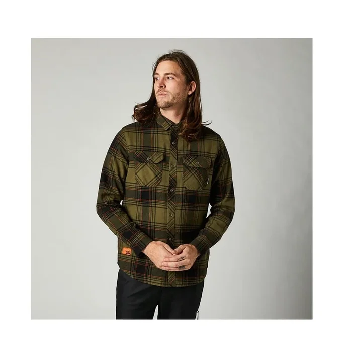 Camisa de franela FOX traildust 2.0 Verde