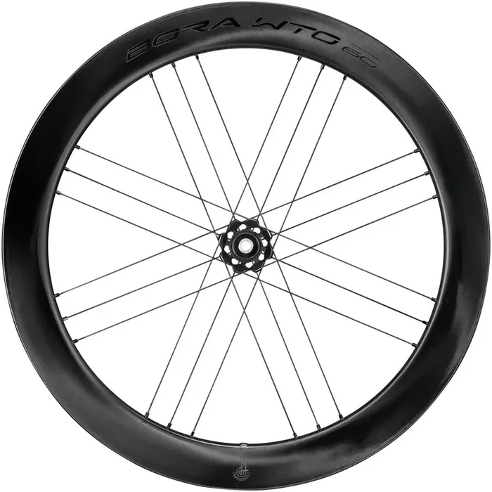 Campagnolo Bora WTO 60 C23 Front Wheel – 700c QR x 100mm Center-Lock 2-Way Fit Carbon