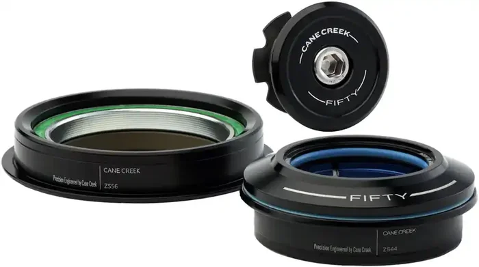 Cane Creek 50 Headset – ZS44/28.6/H8 Upper ZS56/30 Lower Tapered Black