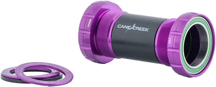 Cane Creek Hellbender 70 Bottom Bracket – English For 30mm Spindle Purple