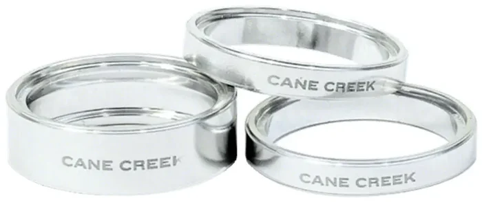 Cane Creek Interlok Chroma Studio Headset Spacer Kit – 1 10mm 2 5mm Silver