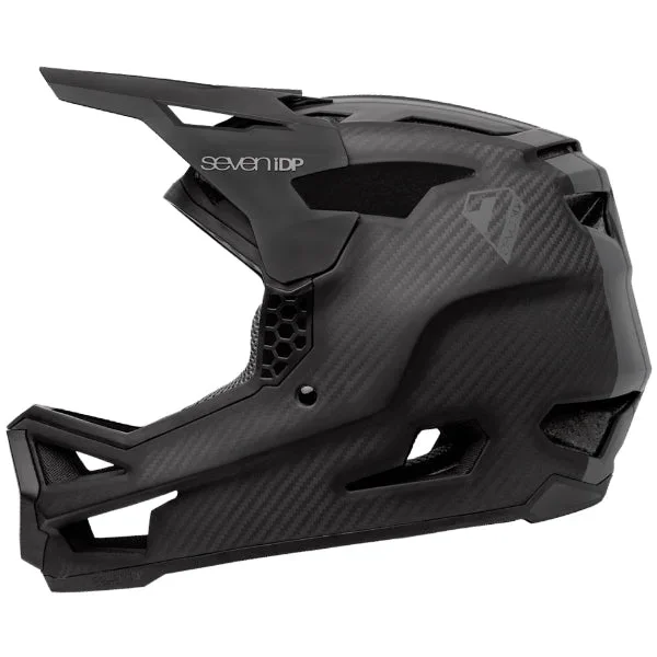 Casco Full-Face 7iDP Project.23 Carbon Raw Carbon/Gloss Gray