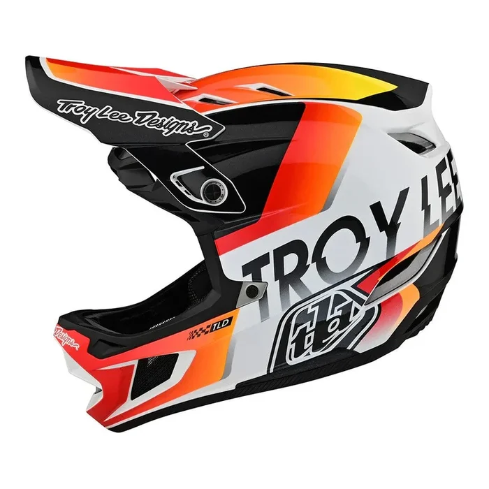 Casco Full-Face TLD D4 Composite Qualifier White/Orange
