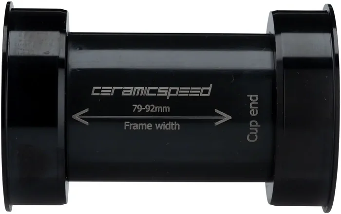 CeramicSpeed EVO386 Bottom Bracket – 86mm 24mm Spindle Black