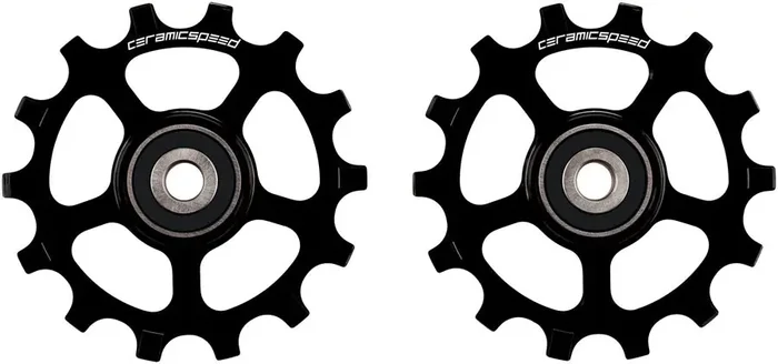 CeramicSpeed Pulley Wheels Shimano XT/XTR 12-Speed – 14 Tooth Alloy BLK