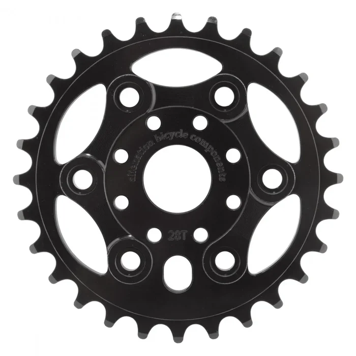 CHAINRING AN 1pc 28T 1/8 LYNX BK