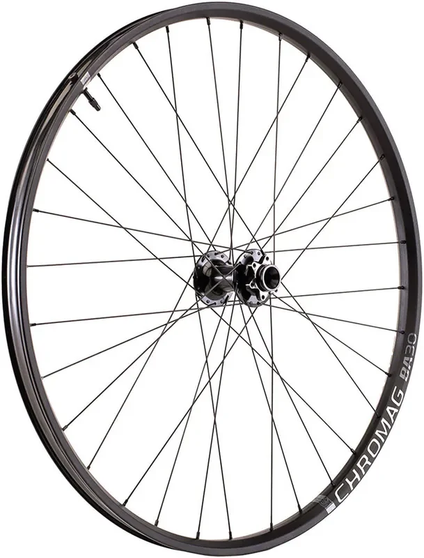 Chromag BA30 Front Wheel – 29″ 15 x 110mm 6-Bolt Black