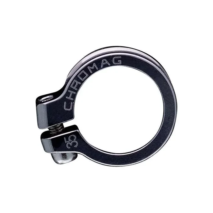 Chromag NQR Seatpost clamp with bolt 35mm Black