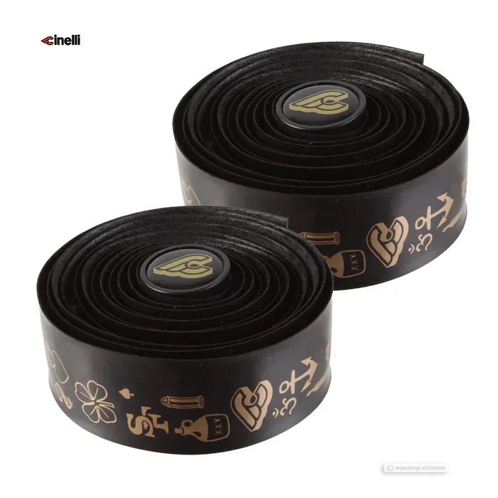 Cinelli VOLEE DESIGNER Bicycle Handlebar Tape : MIKE GIANT GOLD
