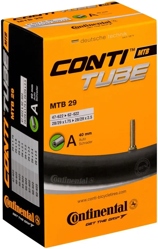 Continental Standard Tube – 29 x 1.75 – 2.5 40mm Schrader Valve