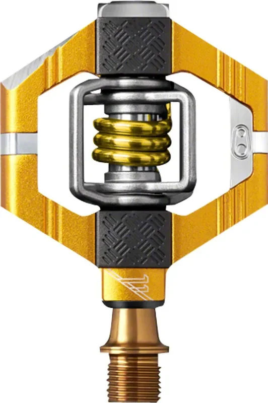 Crankbrothers Candy 11 Pedals – Dual Sided Clipless Aluminum 9/16″ Gold