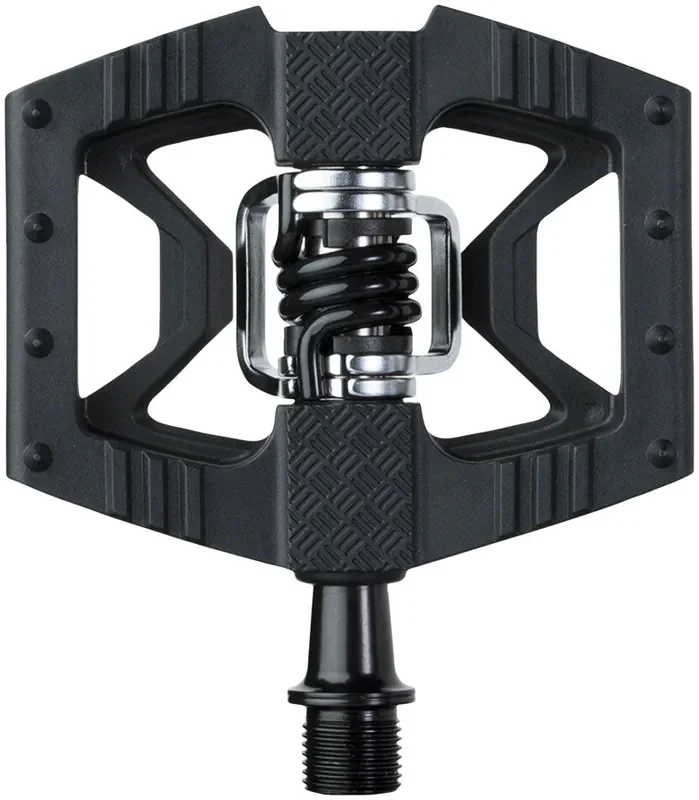 Crankbrothers Double Shot 1 Pedals – Single Side Clipless Platform Composite 9/16″ BLK