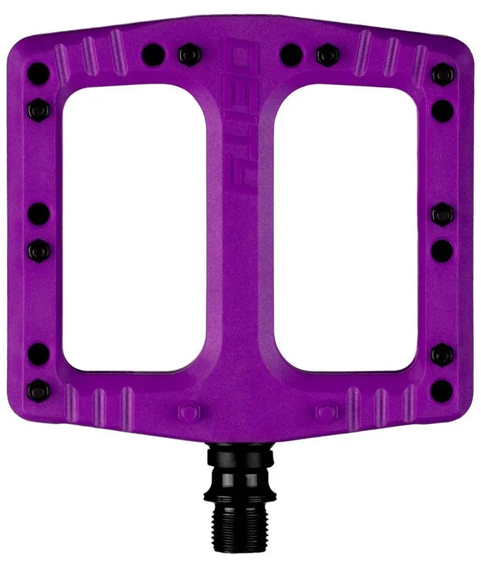 DEITY Deftrap Pedals – Platform, Composite, 9/16″, Purple