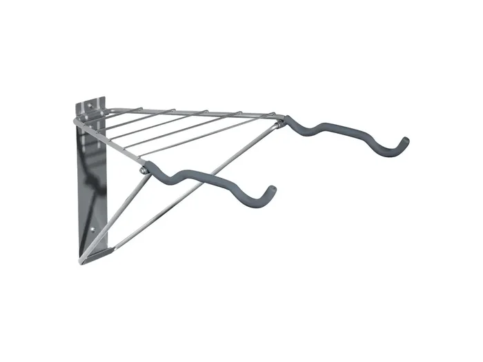 Delta Two Bike Wall Mount Rack with Shelf Holds Two Bikes