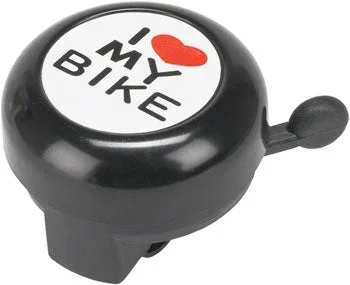Dimension “I Heart My Bike” Black Bell