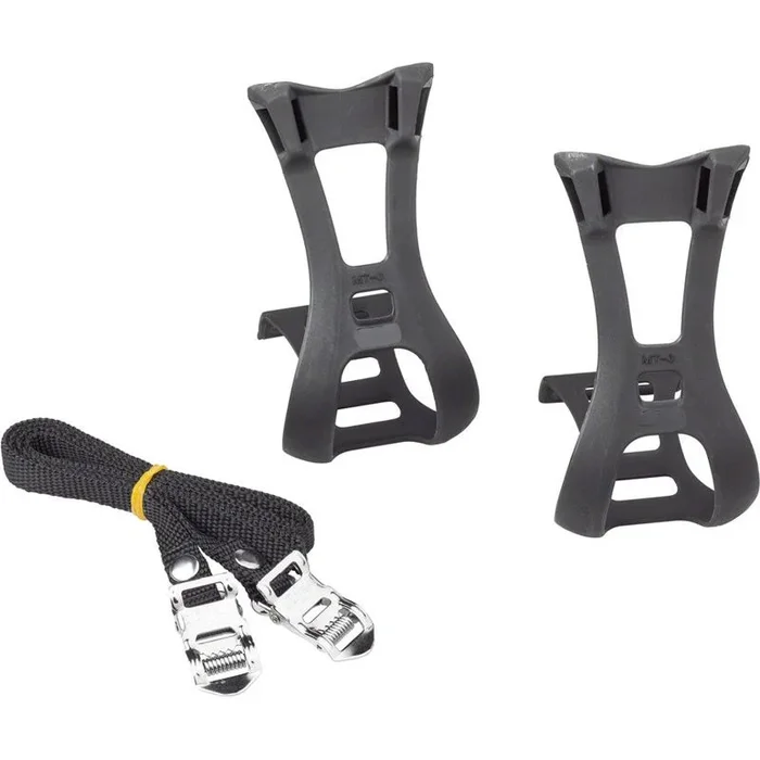 Dimension Toe Clip and Strap Set LG/XL Black v