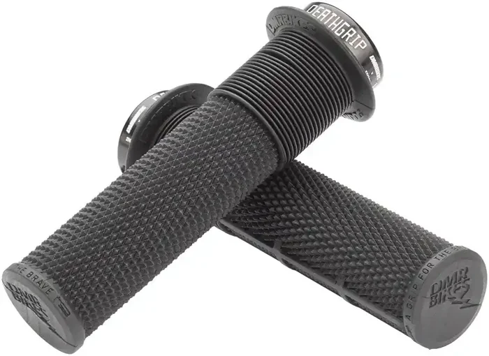 DMR DeathGrip Flanged Grips – Thick Lock-On Black