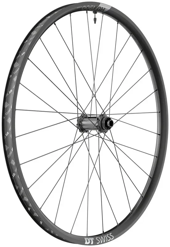 DT Swiss HU 1900 Spline Front Wheel – 29″ 15 x 110mm Center-Lock Black