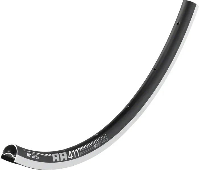 DT Swiss RR 411 Rim – 700 Rim Black 28H