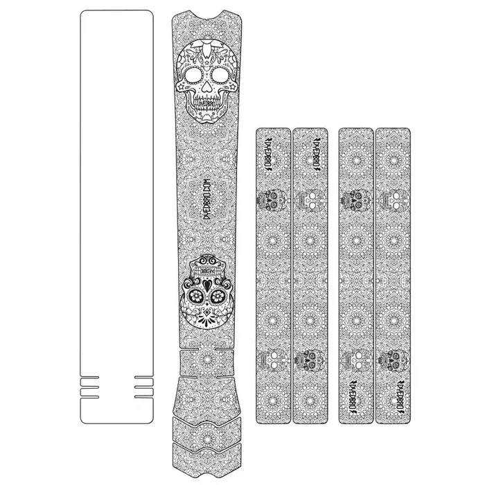 DYEDBRO Frame Protection Día de Muertos Black