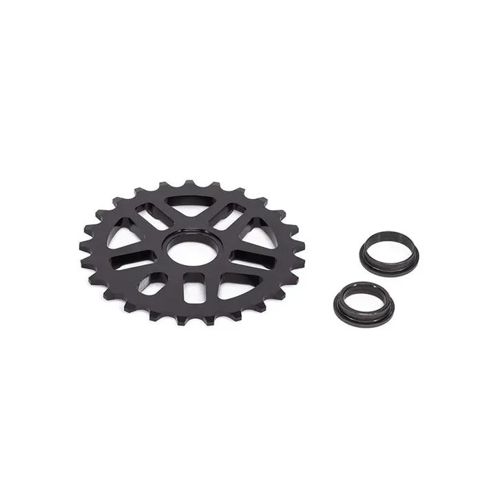 Eclat Abyss Chainring Teeth 25 6061-T6 Aluminum Black