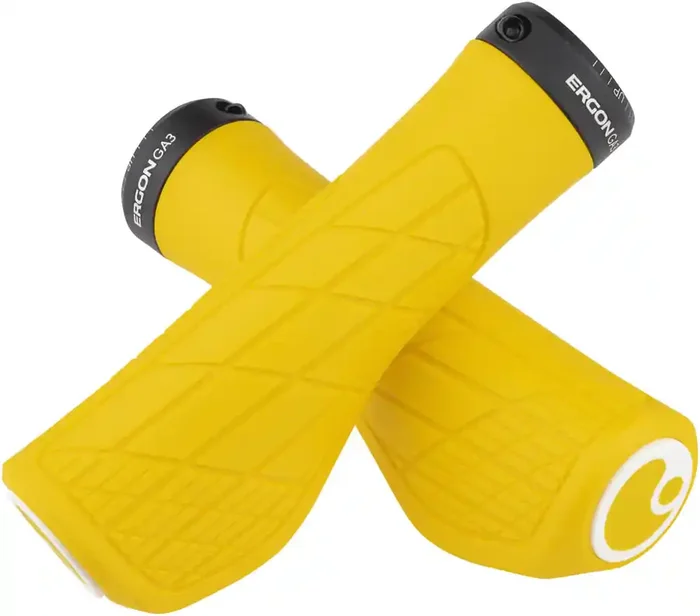 Ergon GA3 Grips – Yellow Mellow Lock-On Large