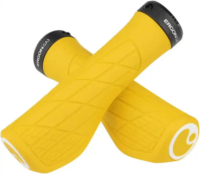 Ergon GA3 Grips – Yellow Mellow Lock-On Small