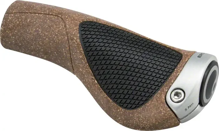 Ergon GP1 BioKork Grips – Lock-On Small Black/Tan
