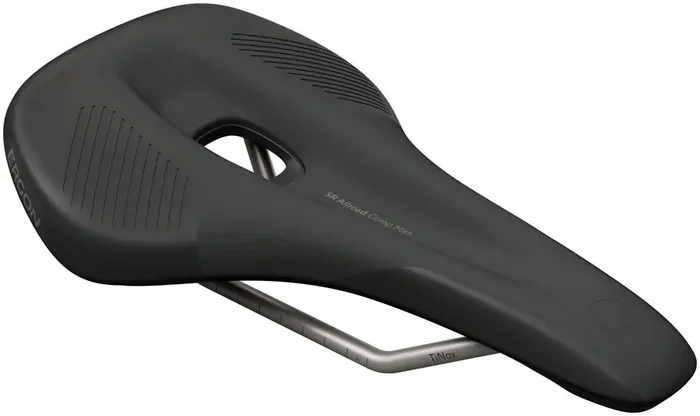 Ergon SR Allroad Comp Saddle – TiNox SL Black Mens Small/Medium