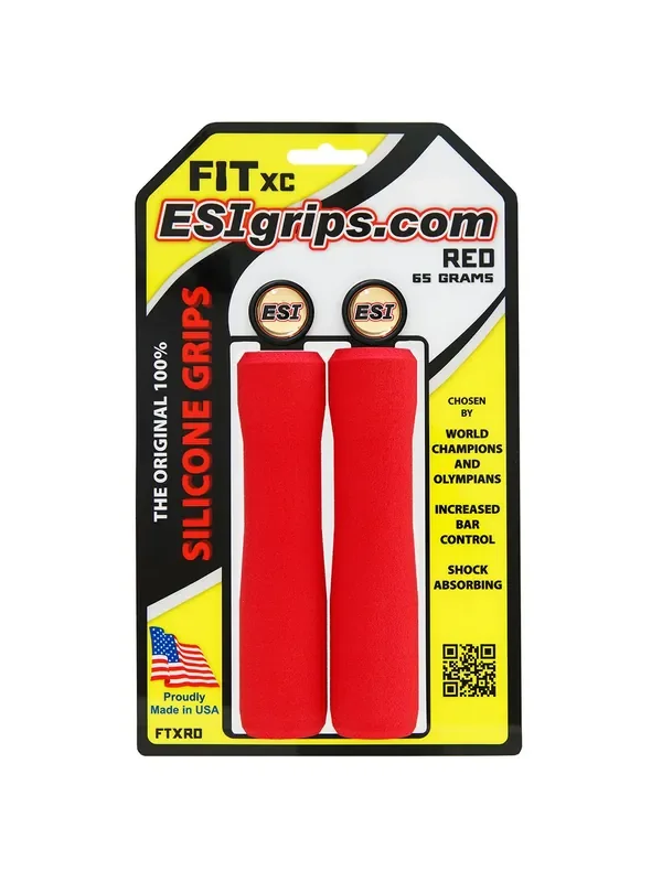 ESI FIT XC Grips – Red