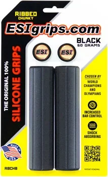 ESI Ribbed Chunky Grips – Black