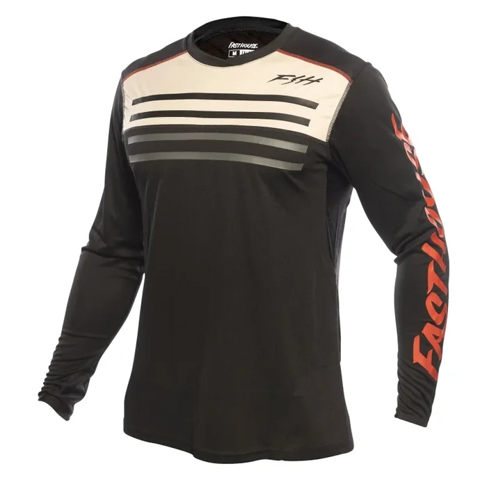 Fasthouse Alloy Sidewinder LS Jersey Cream/Black Medium