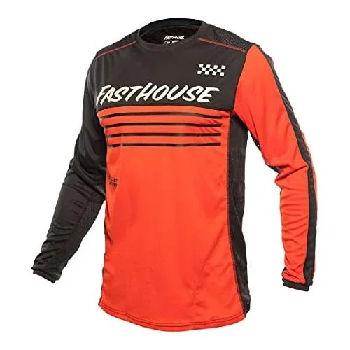 Fasthouse Classic Mercury LS Jersey Black/Red Large