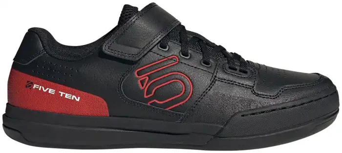 Five Ten Hellcat Mountain Clipless Shoes – Mens Core Black/Red/FTWR White 7