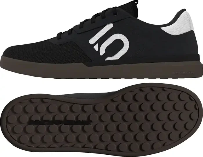 Five Ten Sleuth Canvas Flat Shoes – Mens Core Black/Core Black/FTWR White 7