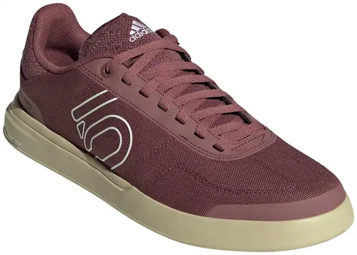 Five Ten Sleuth DLX Canvas Flat Shoes – Womens Quiet Crimson/FTWR White/Sandy Beige 7.5