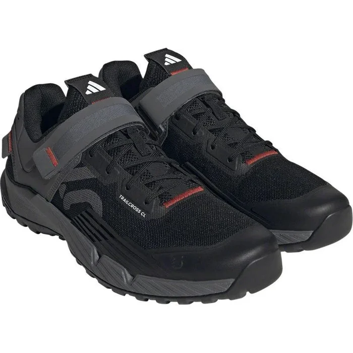 Five Ten Trailcross Mountain Clipless Shoes – Men’s Core Black/Gray Three/Red 11.5