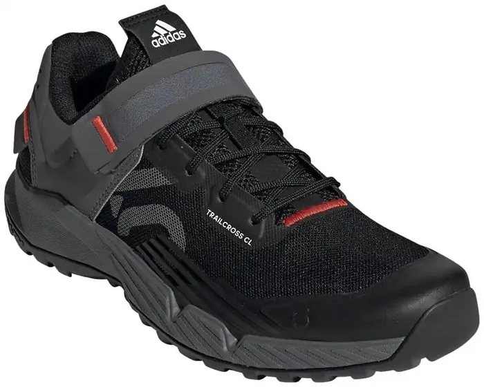 Five Ten Trailcross Mountain Clipless Shoes – Womens Core BLK/Gray Three/Red 6