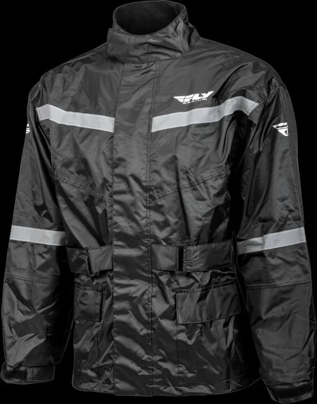 FLY RACING 2-Piece Rain Suit Black Md