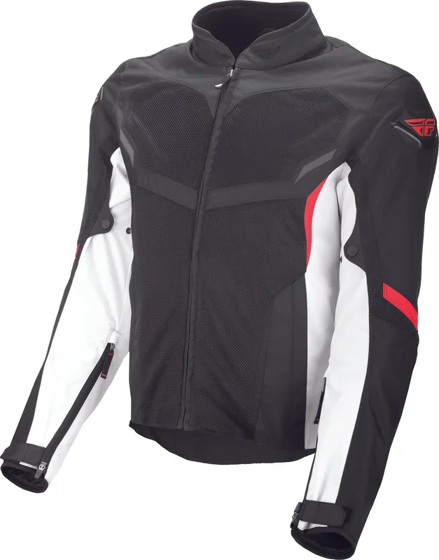FLY RACING Airraid Mesh Jacket White/Black/Red 2x