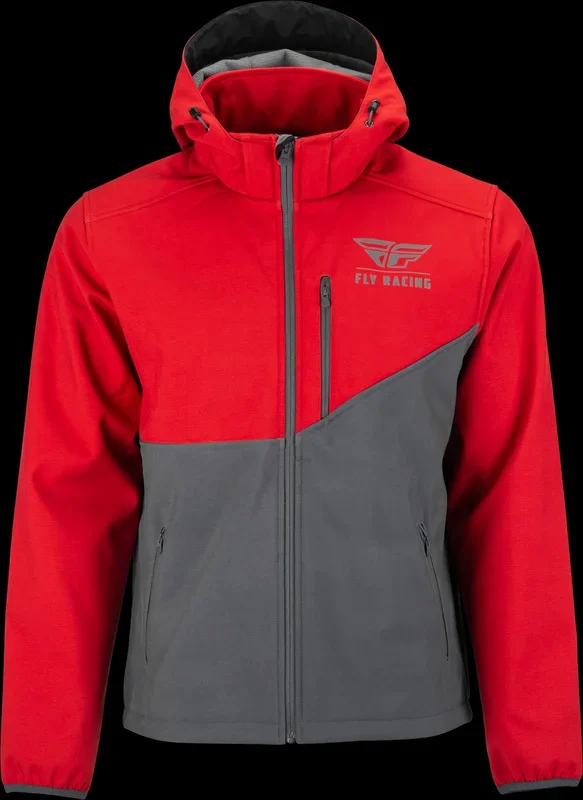 FLY RACING Checkpoint Jacket Grey/Red 3x